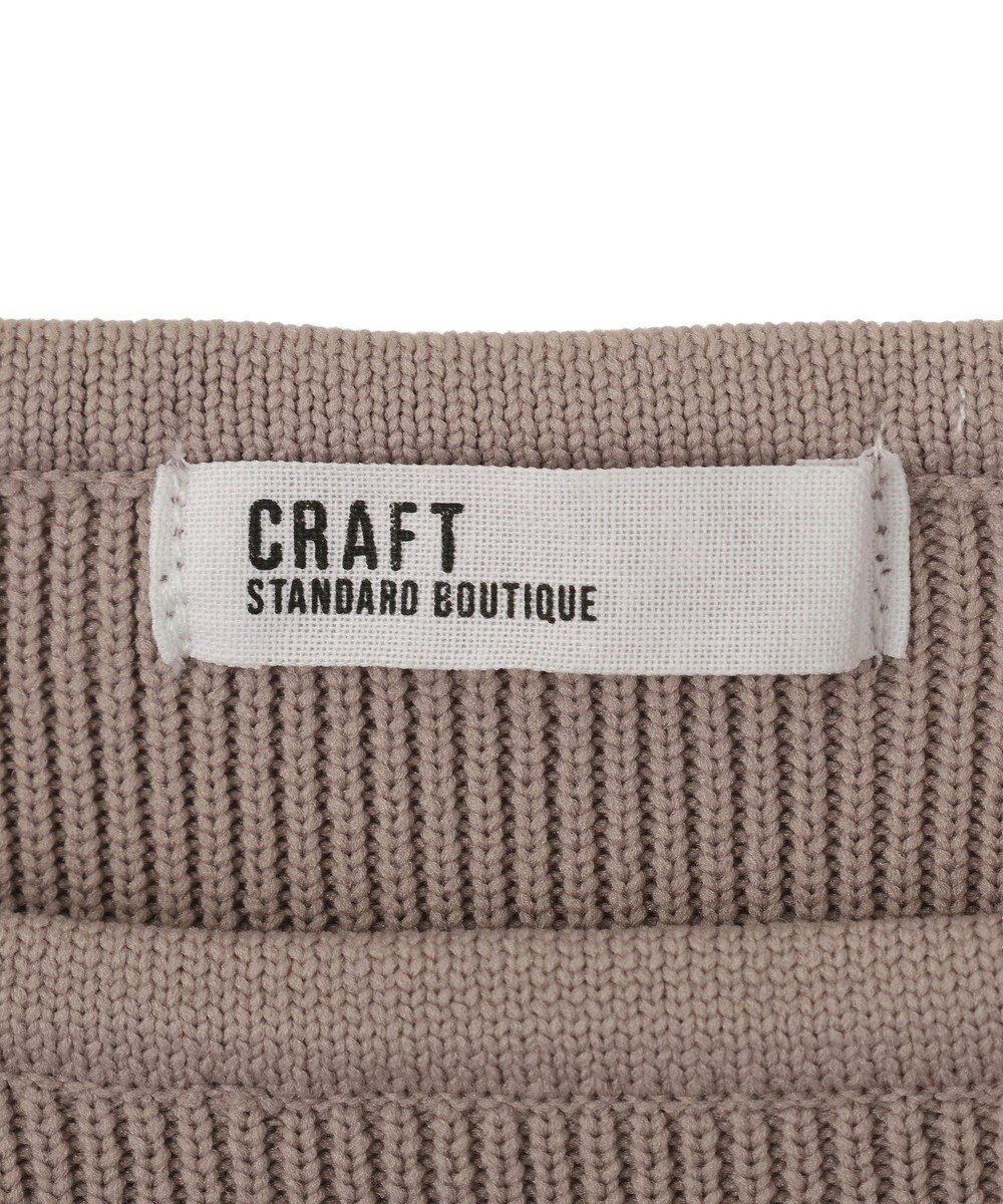 CRAFT STANDARD BOUTIQUE ＜セレモニー／ハレの日＞スポンディッシュニットワンピース 