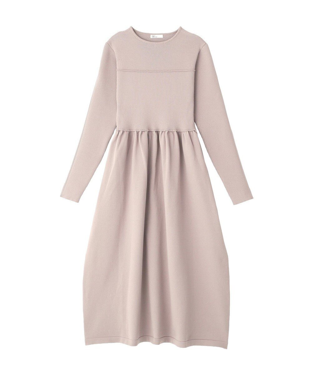CRAFT STANDARD BOUTIQUE ＜セレモニー／ハレの日＞スポンディッシュニットワンピース 