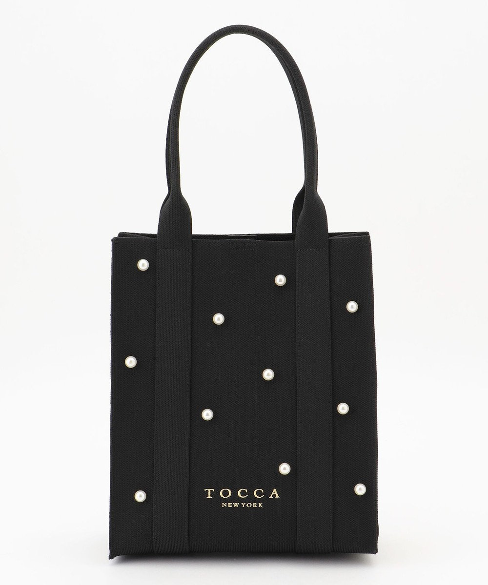 TOCCA 【ヨンア×大人百花×TOCCAコラボ】【A4サイズ対応】RHYTHM OF PEARL KNITBAG ニットバッグ 