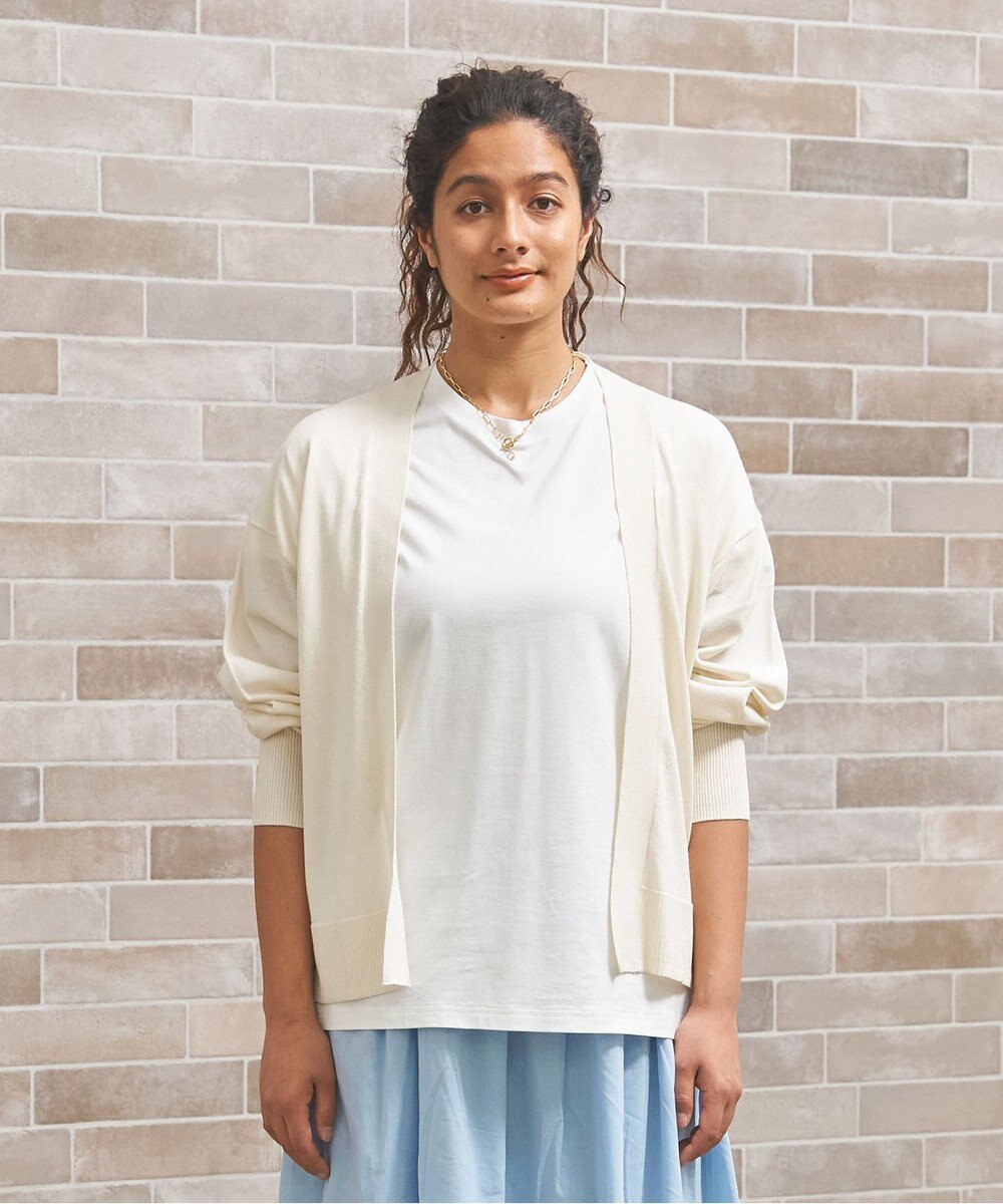 J.PRESS YORK STREET 【WOMEN】シアーカーディガン 