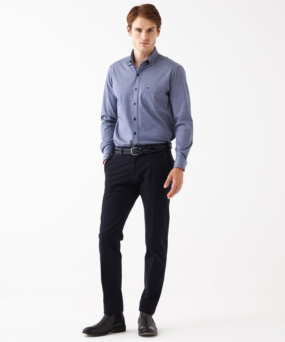 JOSEPH ABBOUD 【キングサイズ】コンパクトジャージーバーズアイ シャツ 