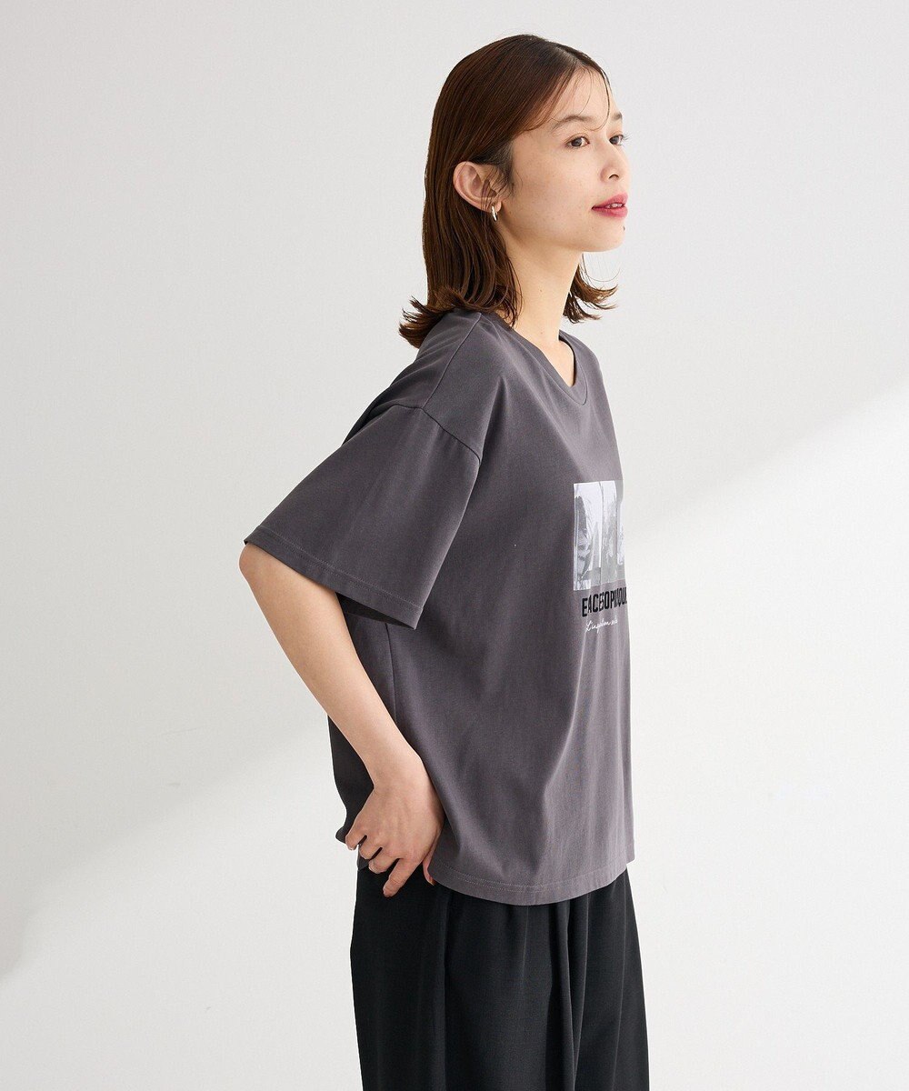 Green Parks 汗染み防止ボックスロゴＴシャツ 