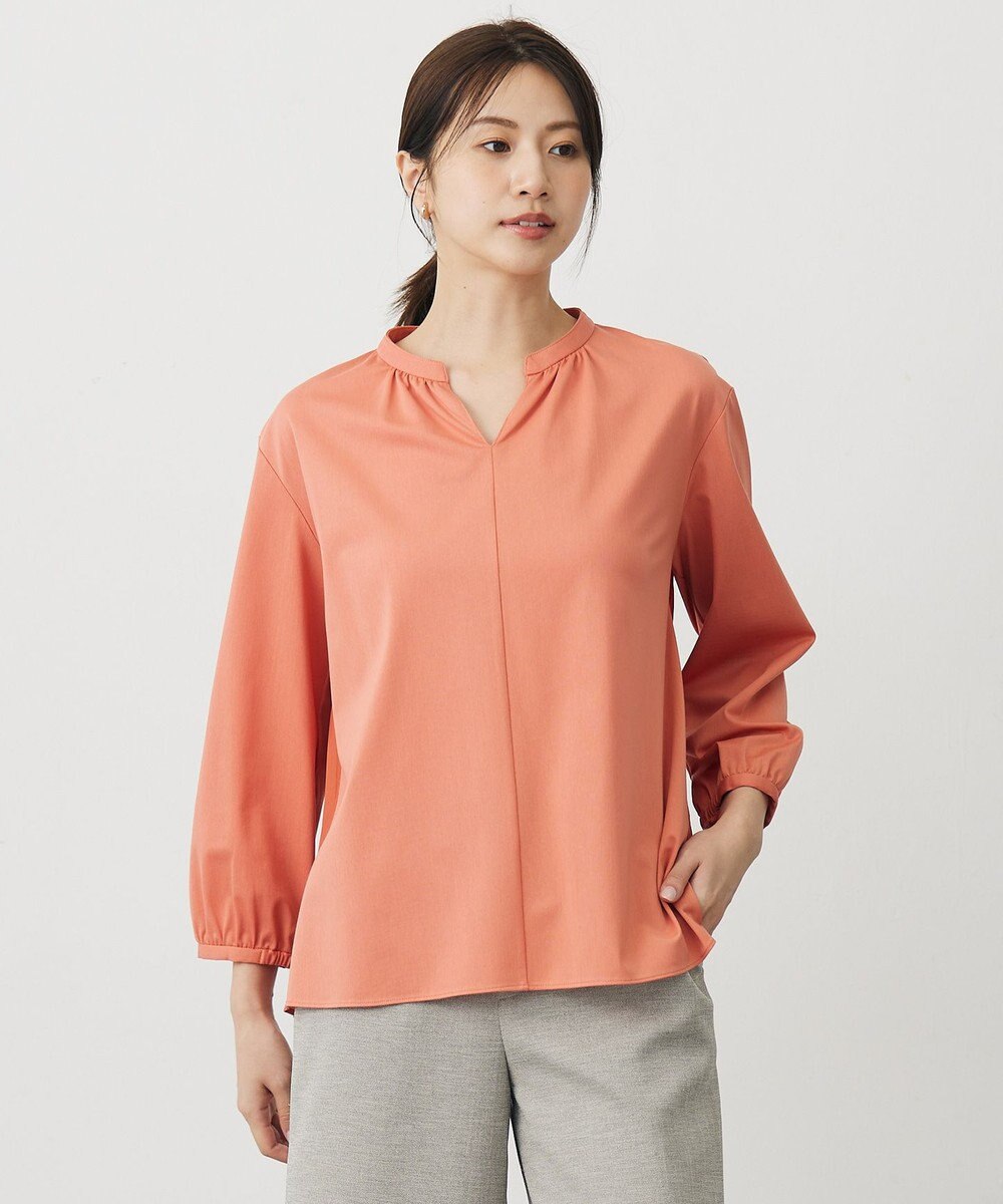 J.PRESS LADIES コンパクトトリコット バックプリーツ カットソー 