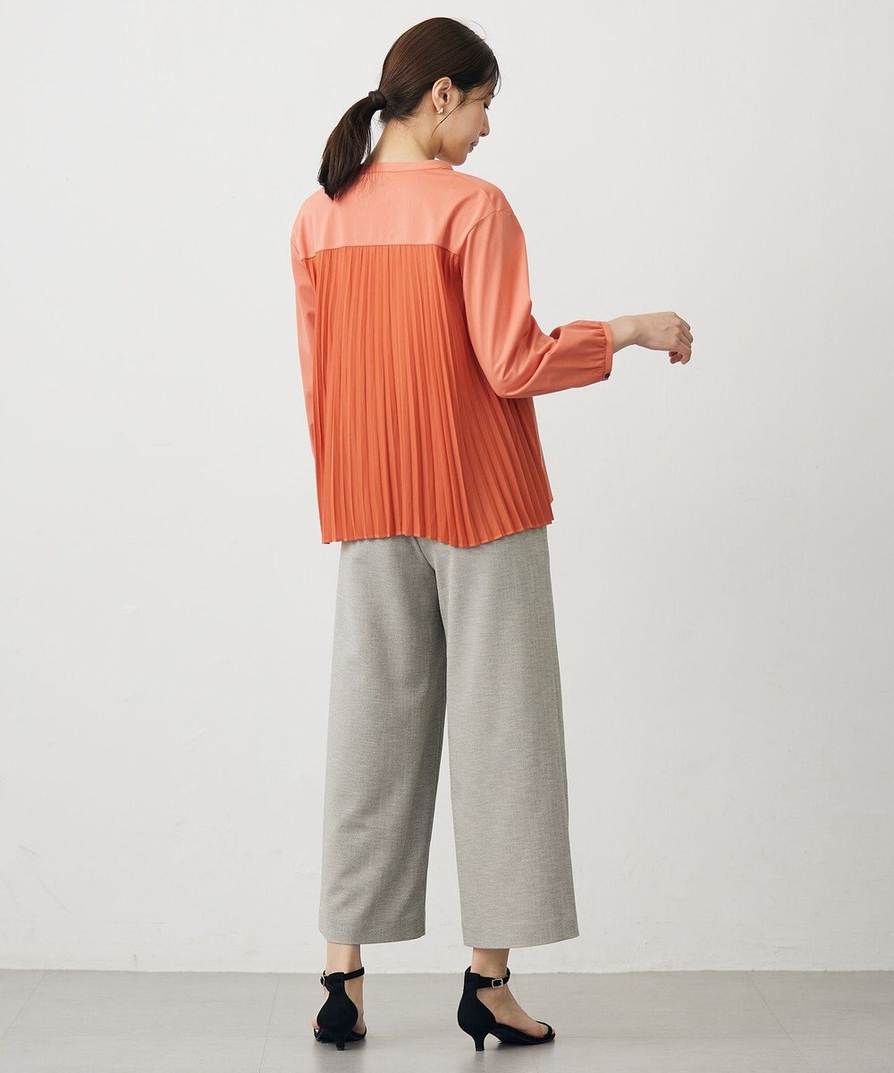 J.PRESS LADIES コンパクトトリコット バックプリーツ カットソー 