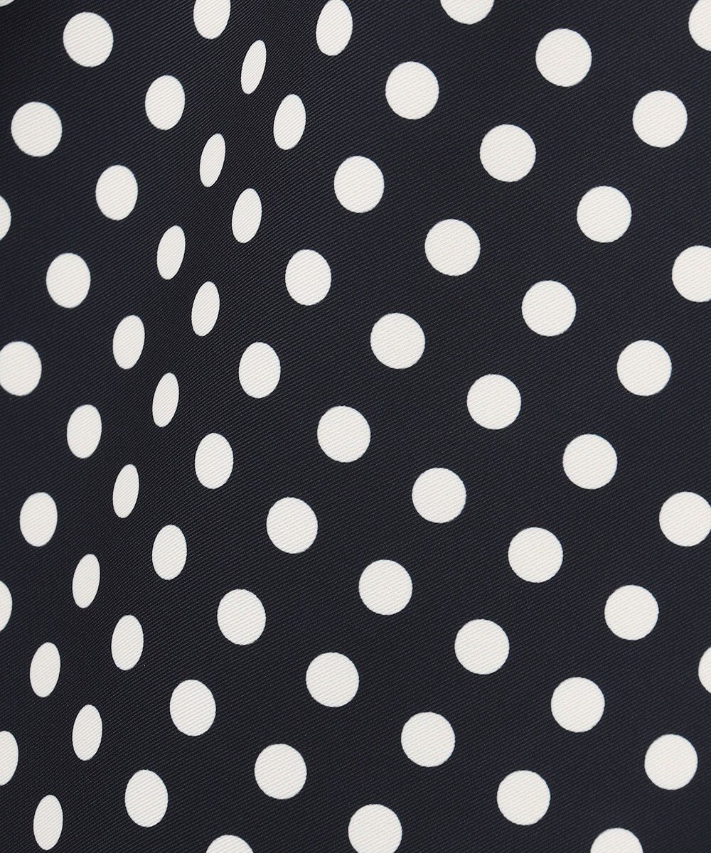 BEIGE， GADE / モノトーンドット柄ラップ風スカート 