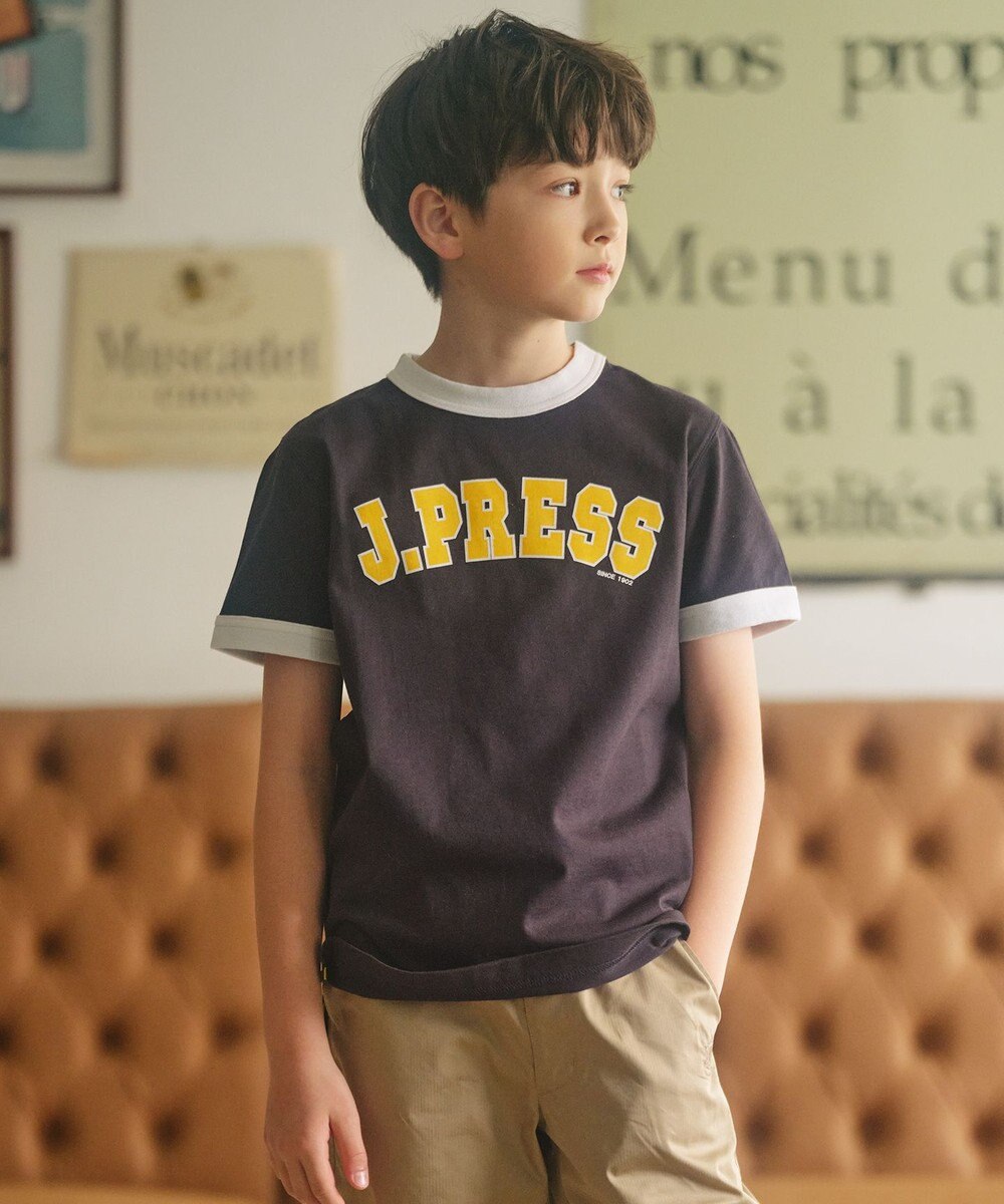 140-170cm】バイカラーJPロゴＴシャツ / J.PRESS KIDS | ファッション