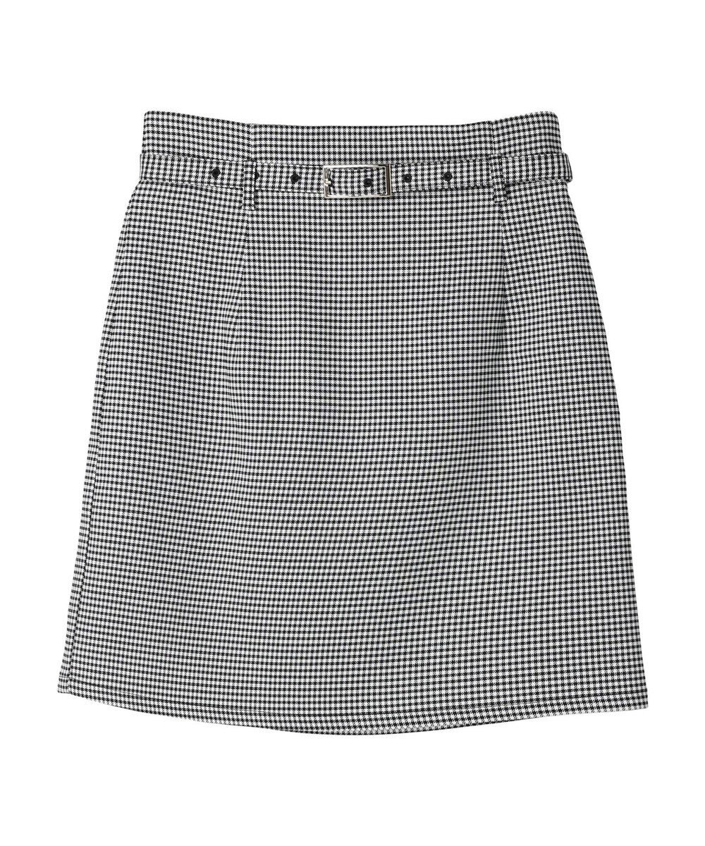 earth music&ecology チェックミニスカート 
