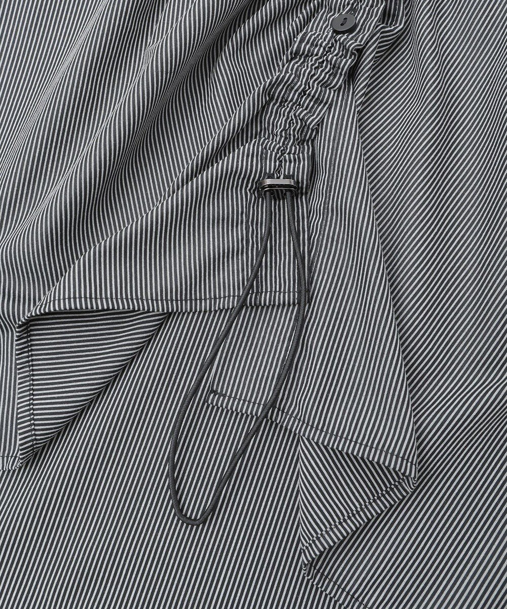 YECCA VECCA ドロストデザインギャザーシャツ 