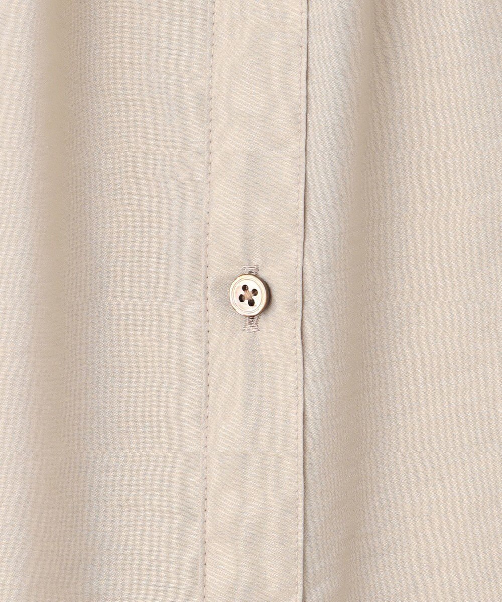 J.PRESS LADIES 【洗える】シアーブライトローン バンドカラー ブラウス 