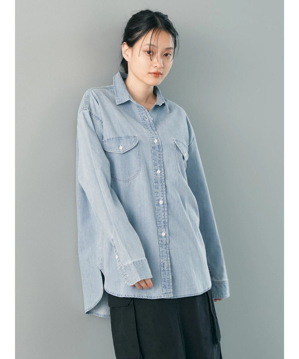 AMERICAN HOLIC Ｗポケットデニムシャツ 