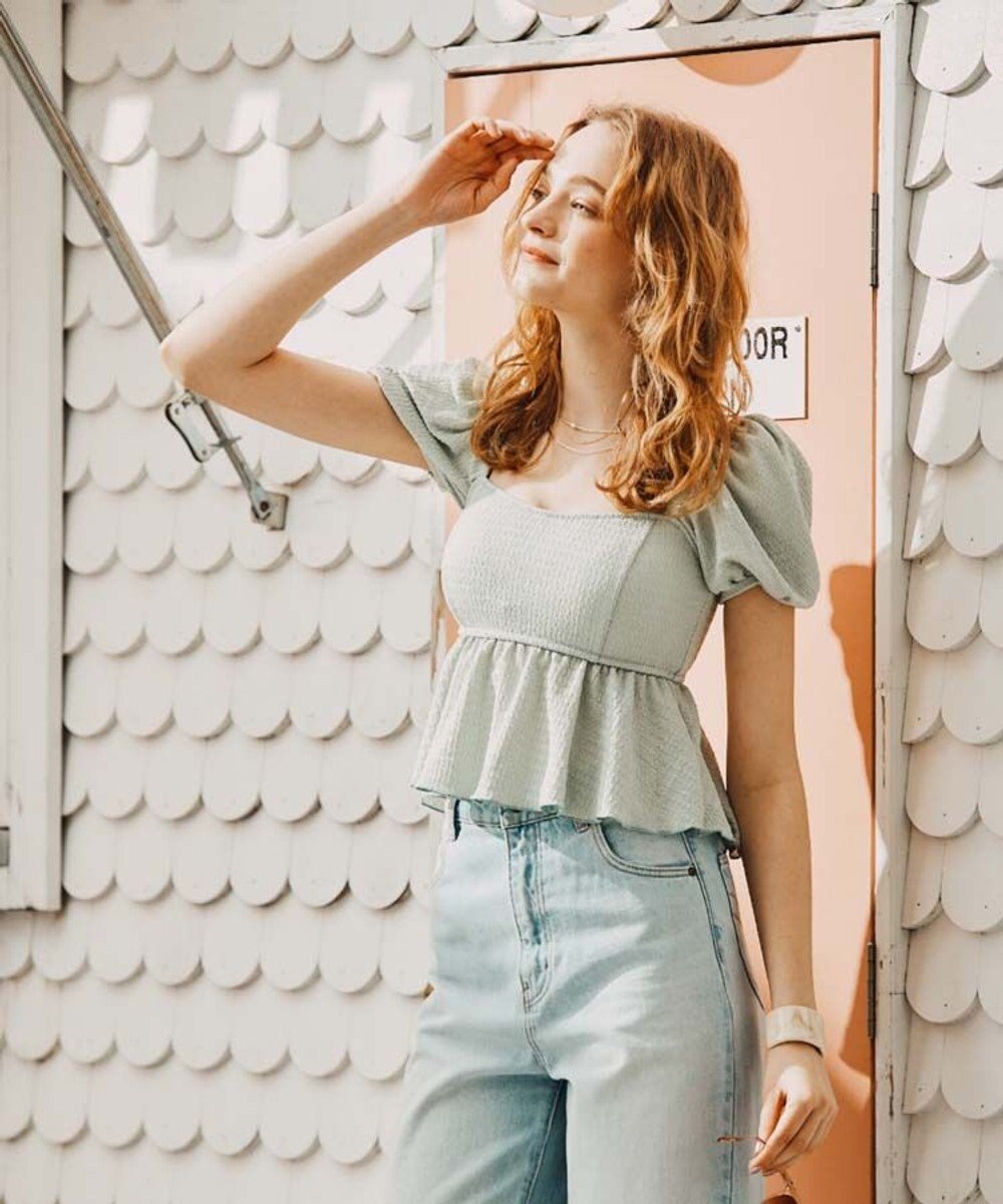 San-ai Resort（三愛水着楽園） 【SALE】パフスリーブビキニ　9M　【San-ai Resort（サンアイリゾート）】 