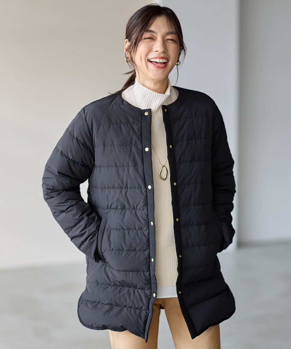 ANY フレンチダウンロングコート 