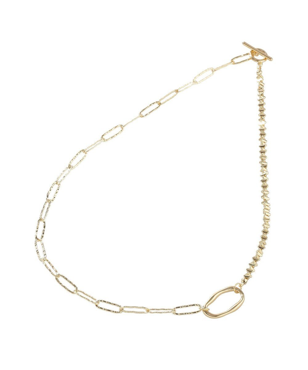 Green Parks オーバルチェーンつなぎネックレス 