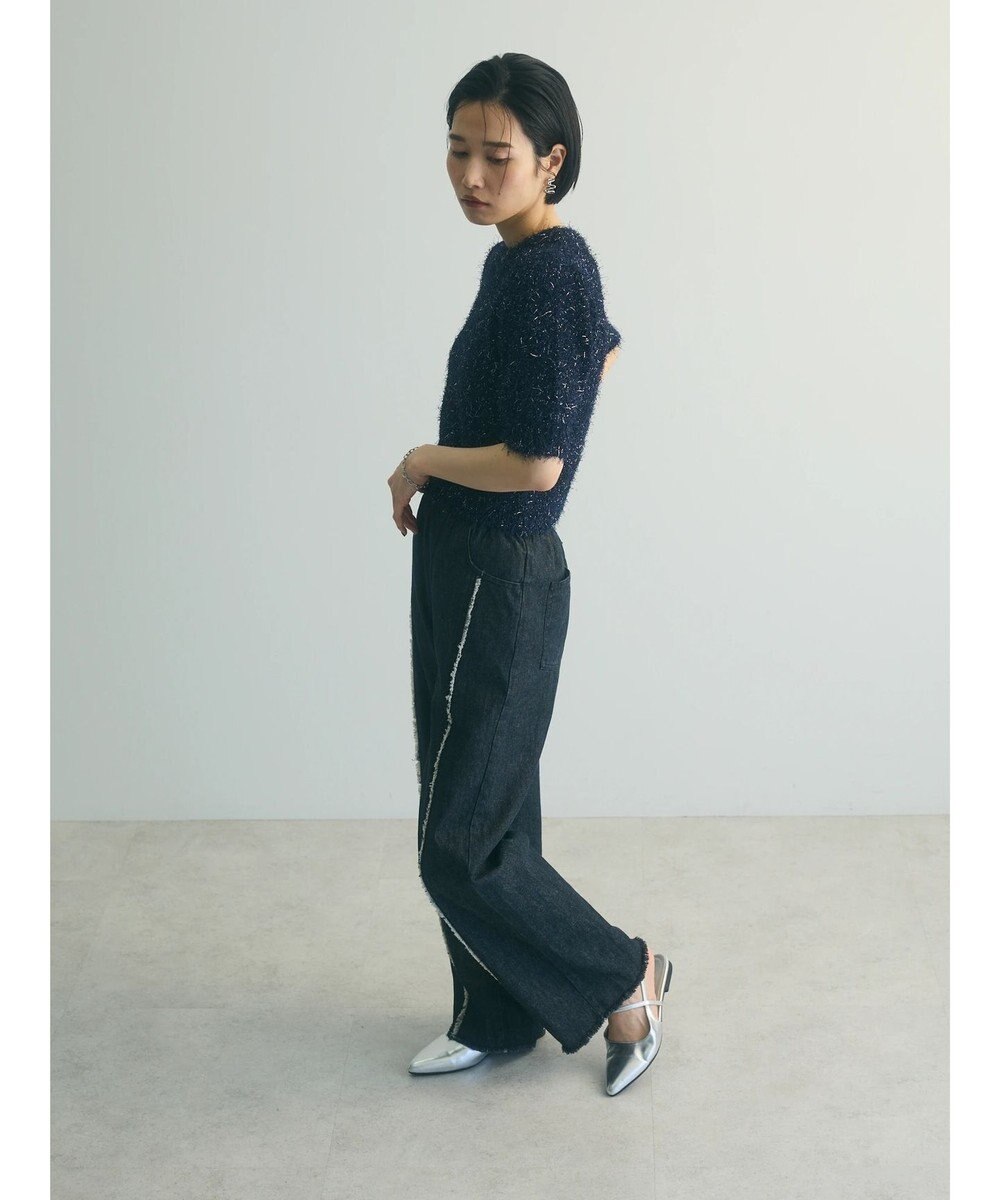 Green Parks ａ．ラメシャギーニットプルオーバー 