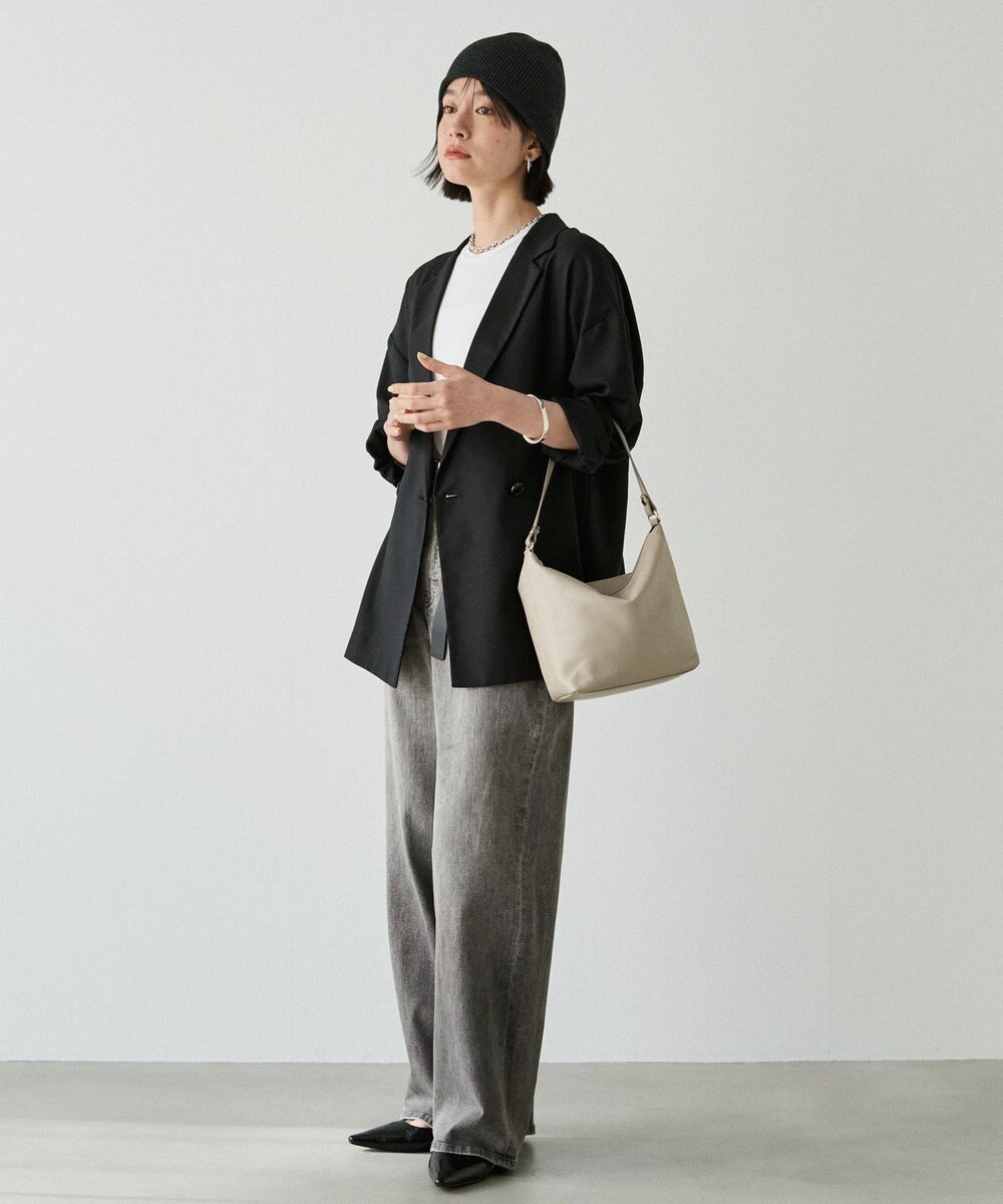 russet ソフトレザーシンプルショルダーバッグ(CE-1328-WEB) 