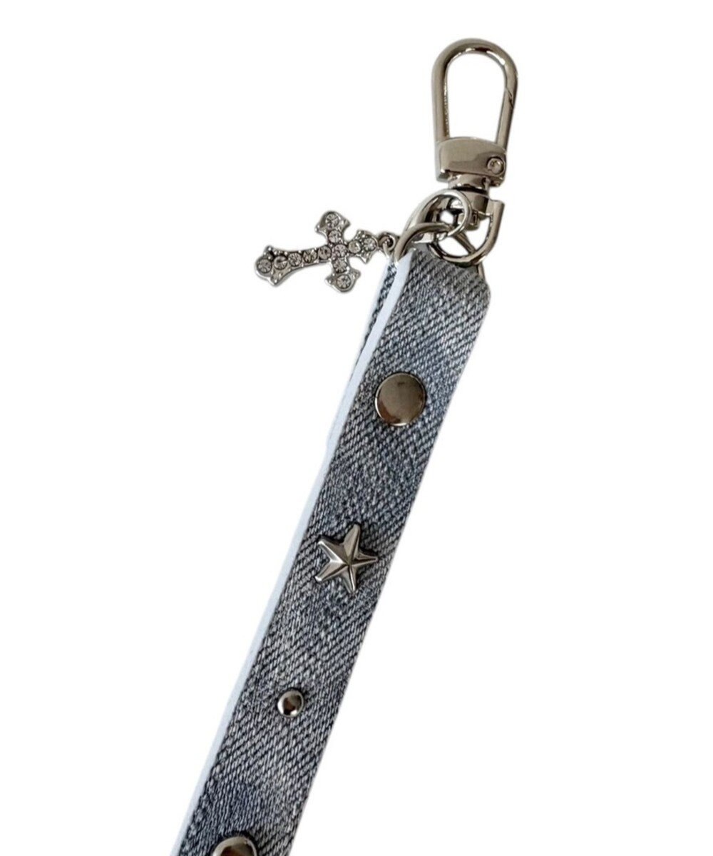 WEGO スタッズデニムライクストラップ 