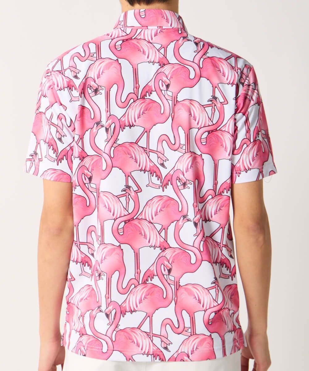 FILA GOLF／marie claire 【Loudmouth】総柄ポロシャツ 