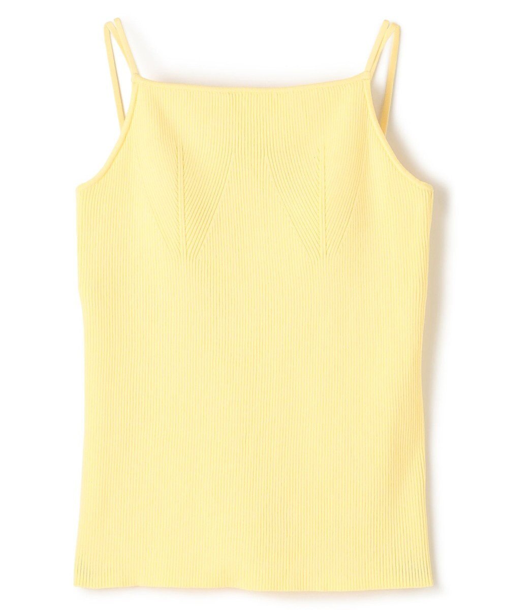 uncrave リブニット カップ付きキャミソール 