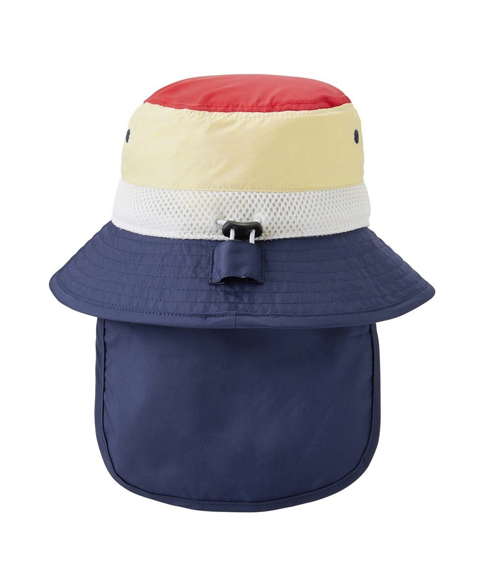 MIKI HOUSE HOT BISCUITS 【48-54cm】 日よけ付き サファリハット 