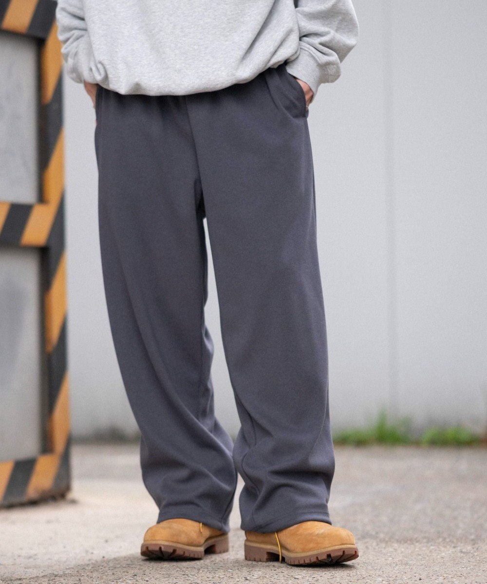 WEGO 【ユニセックス着用ITEM/MLサイズ展開/ウエストゴム】ボンディングスウェットパンツ 