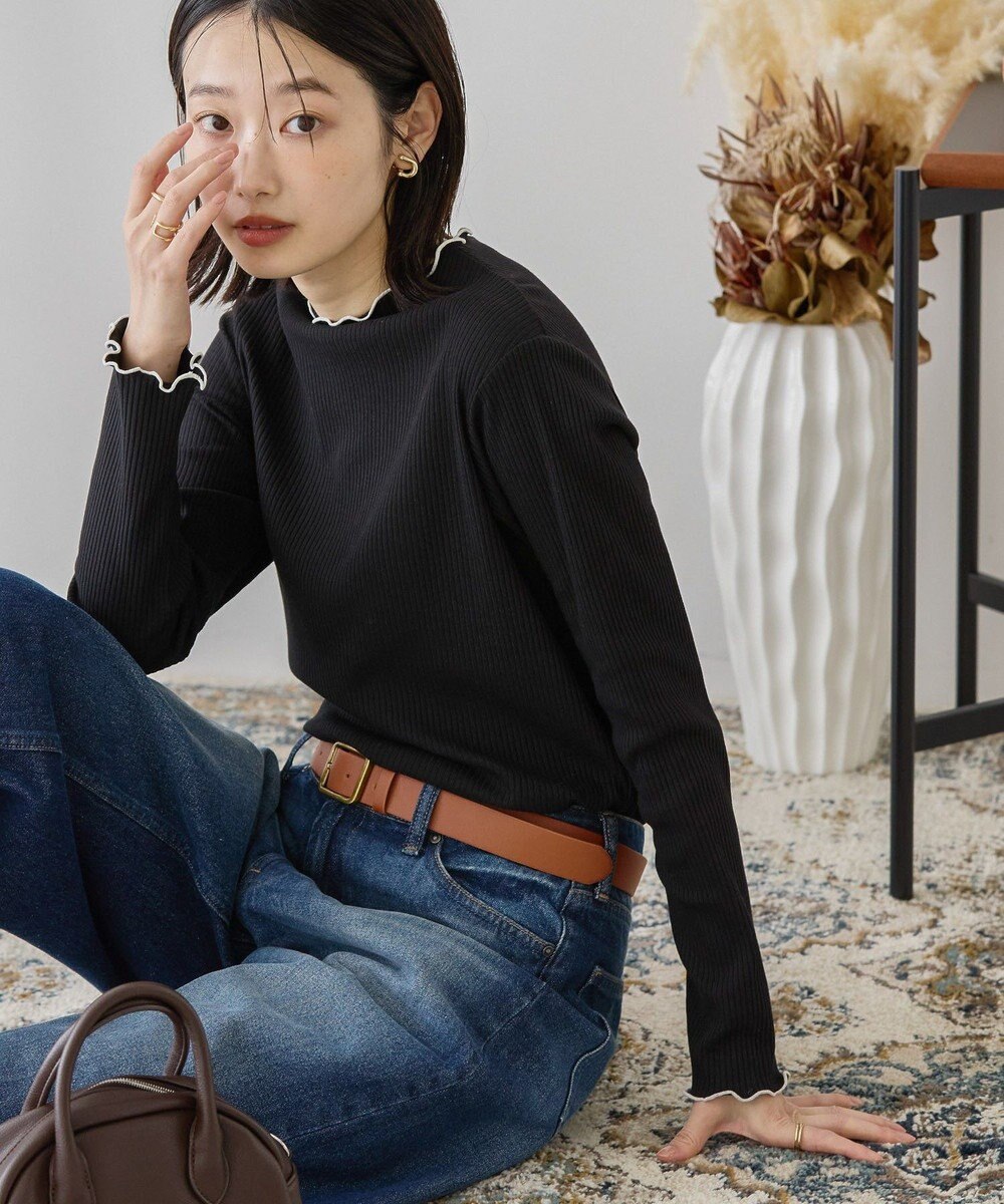 AMERICAN HOLIC 針抜きテレコカットプルオーバー 