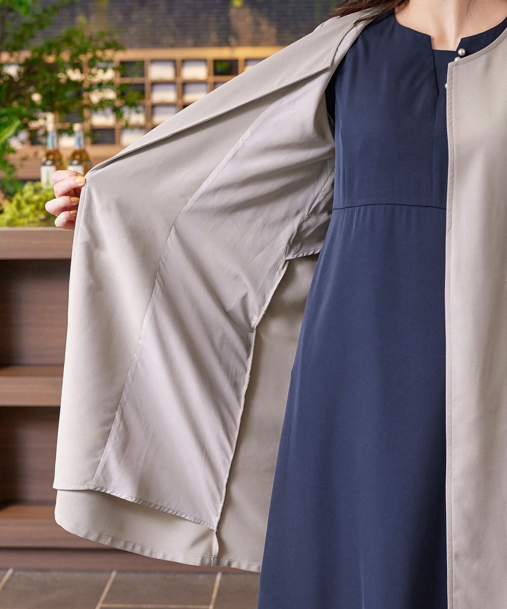 Tiaclasse タックヨーク着流しパフスリ－ブコート 