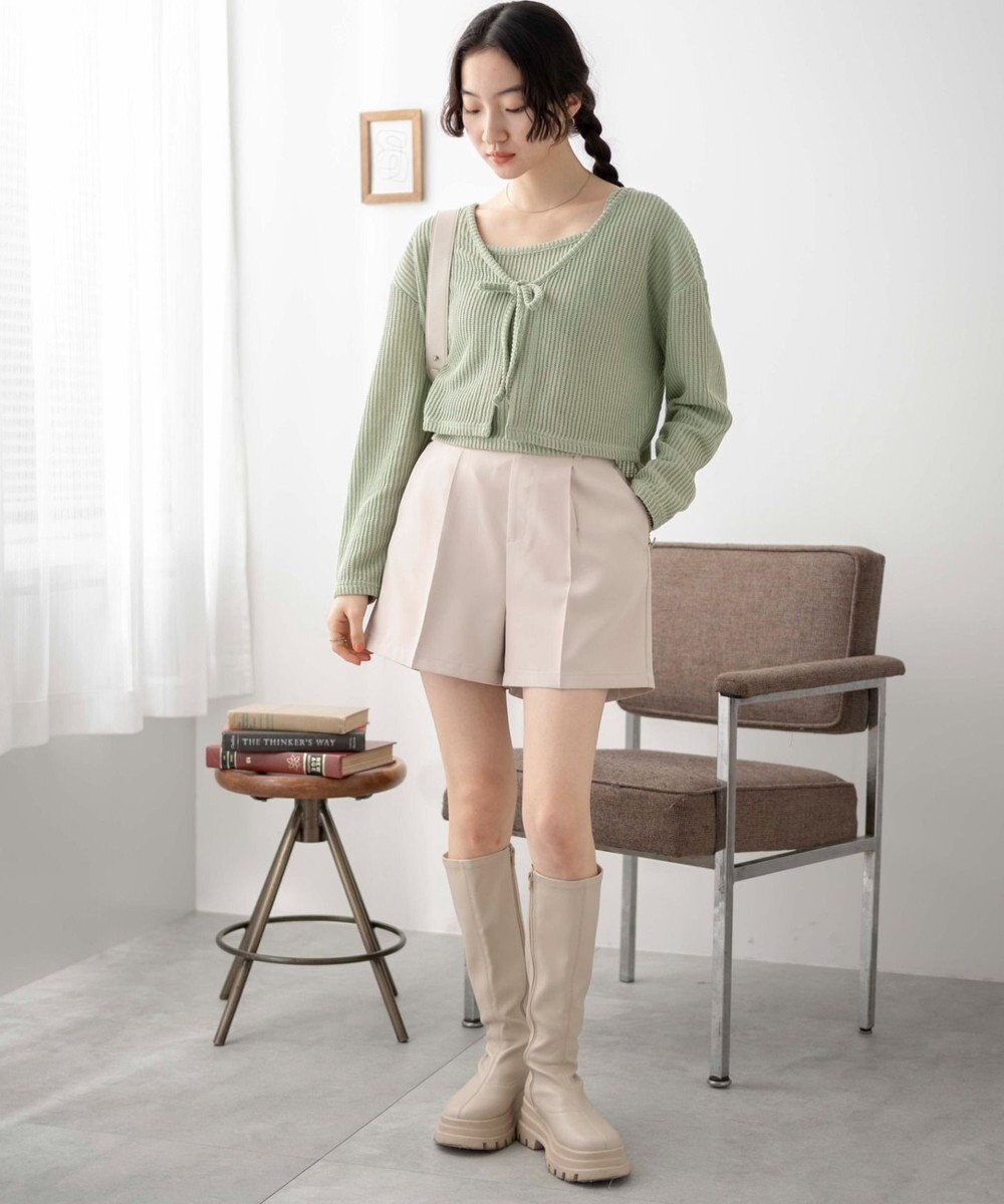 WEGO アンサンブルリボンカーデ 