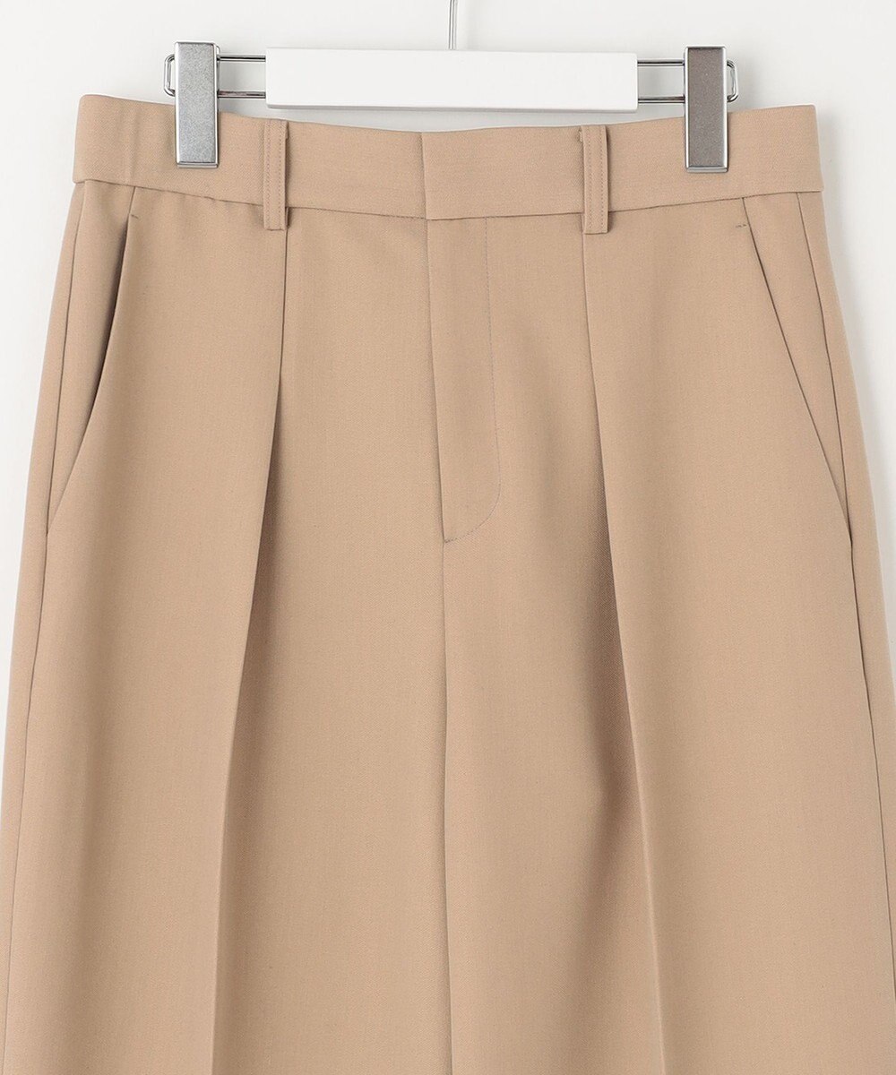 自由区 【洗える】オックスストレッチテーパード パンツ 