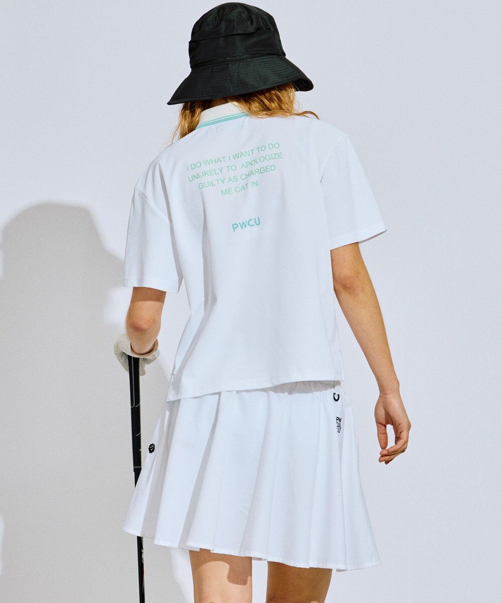 PW CIRCULUS 【UV遮蔽率95.3% UVカット / 速乾 / ストレッチ】【WOMEN】PW NEW ベーシックポロ ゴルフウェア レディース 