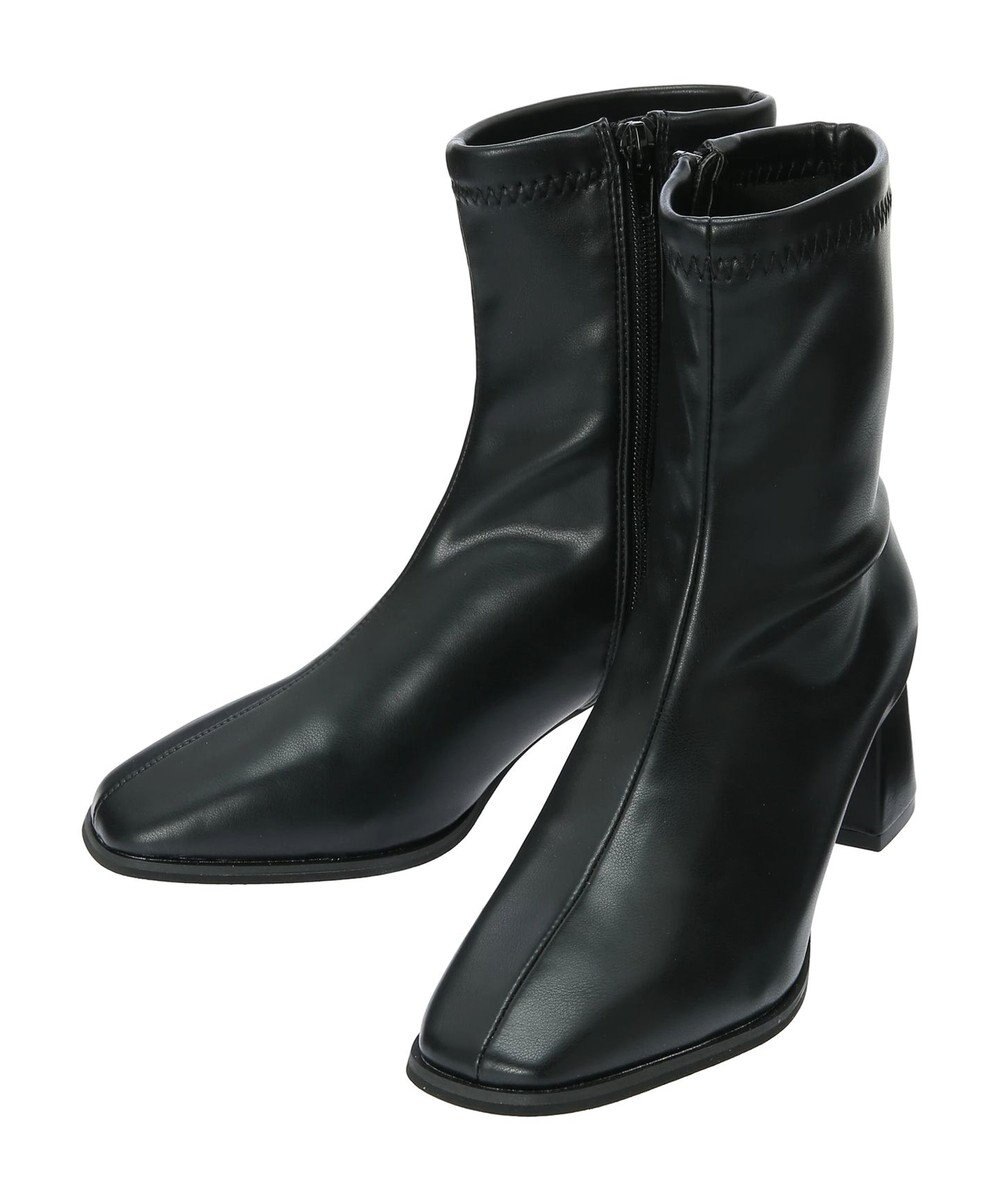 Green Parks ・ｍｉｎｉａ　金具付ストレッチショートブーツ 