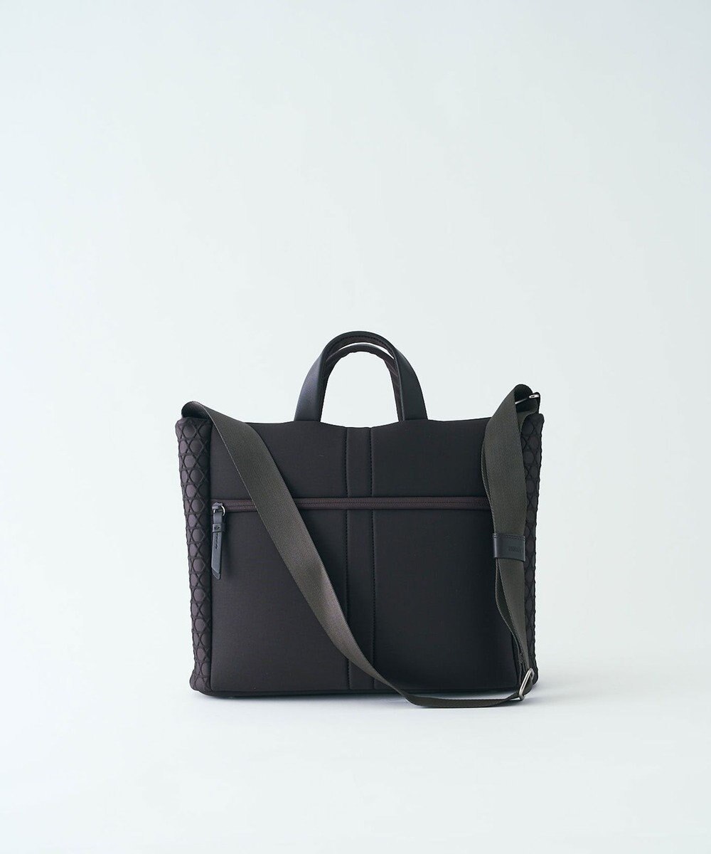 MIYABIYA LAQUOH【撥水加工】篭目柄エンボスボンディング スリム２WAYトート 