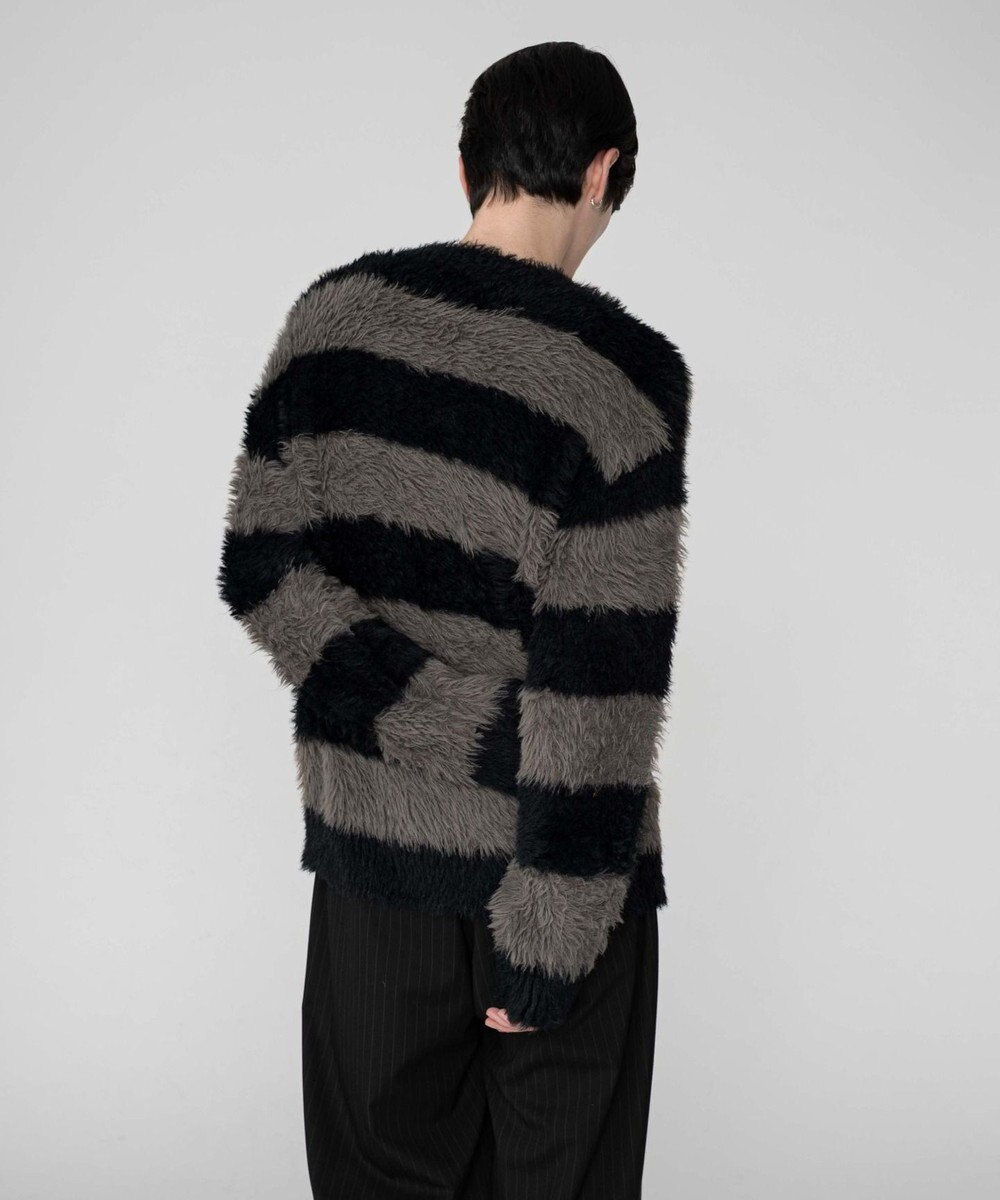 WEGO 【2025秋冬新作/ユニセックス着用ITEM/MLサイズ展開】フェザーニットプルオーバー 