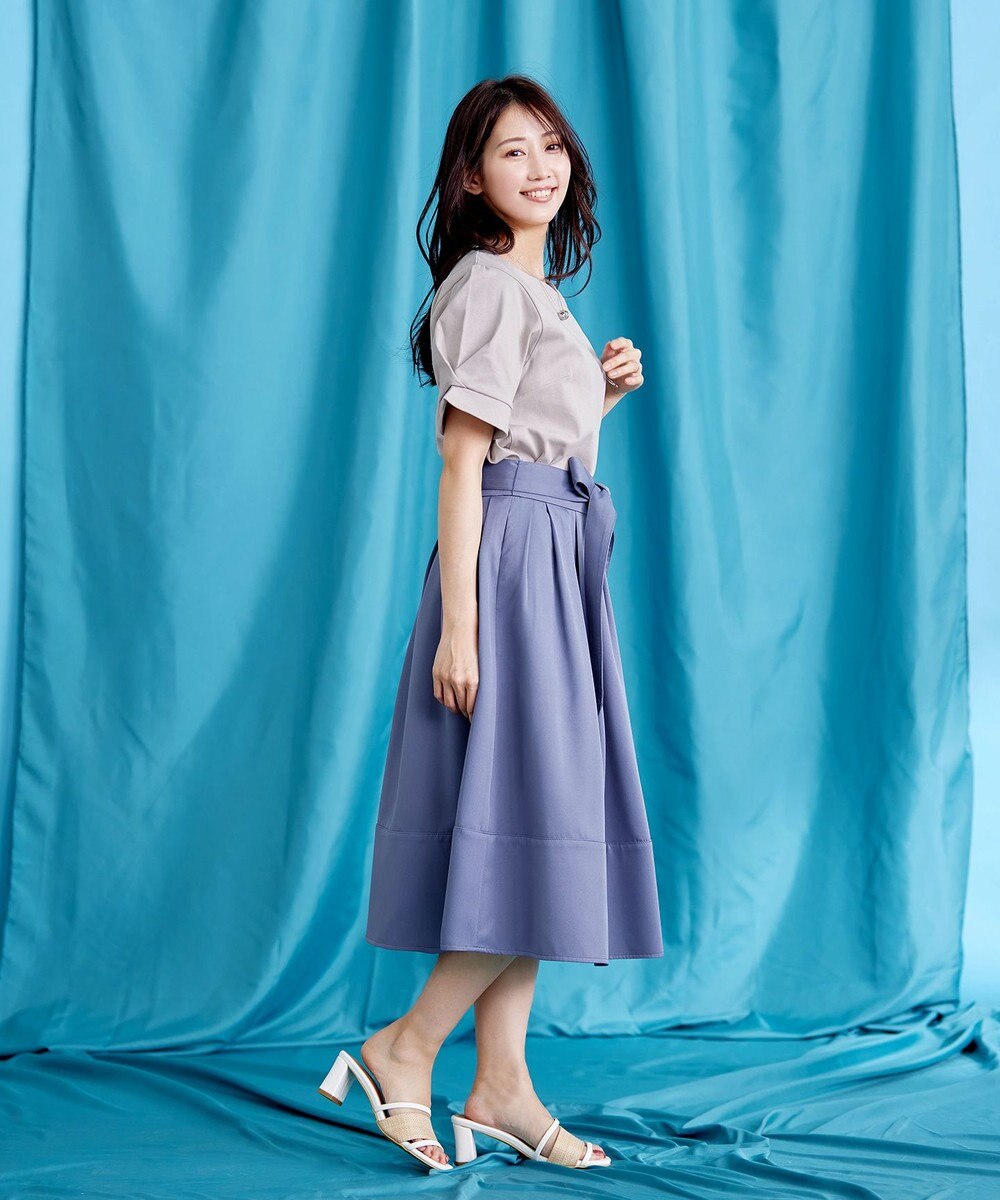 Tiaclasse 【UVケア・接触冷感】“あまラク” ハートネックカットソートップス 