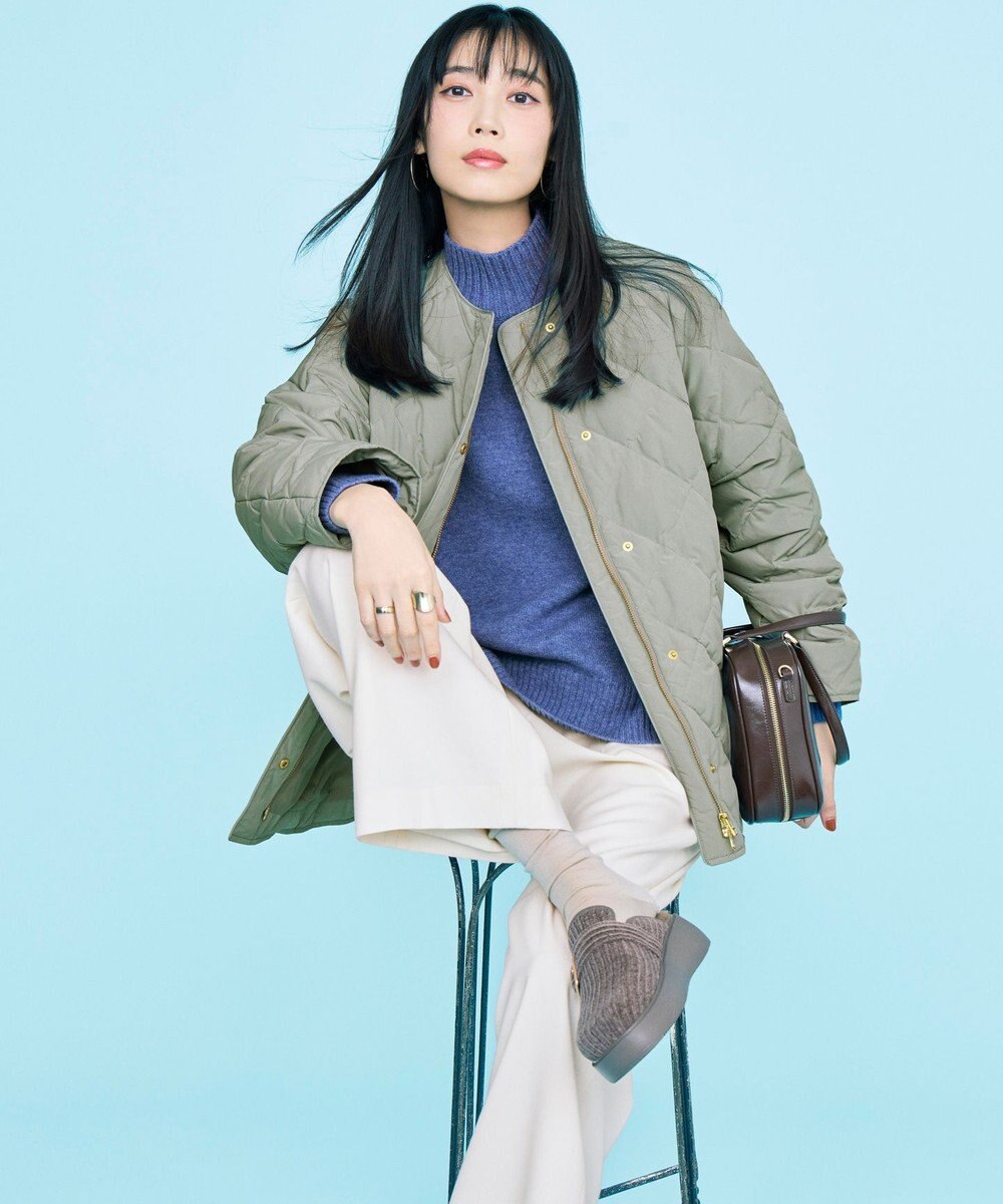 23区 S 【見上愛さんコラボカラー/Oggi掲載】カシミヤブレンド ハイネック ニット 