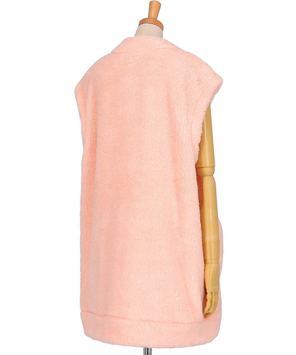 tsumori chisato SLEEP ツモリチサト ベスト フリ－ス素材(本体) あったか フレンチ袖 ルームウェア レディース URW130 /ワコール 