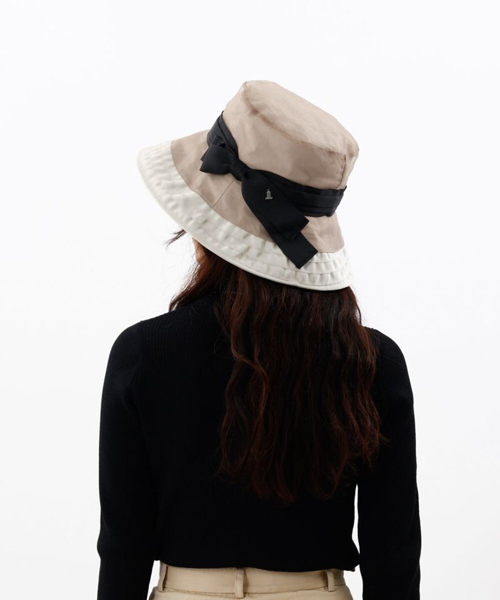 AURORA 【 LANVIN en Bleu （ランバン オン ブルー）】オーガンジーｘグログランクロッシェハット 