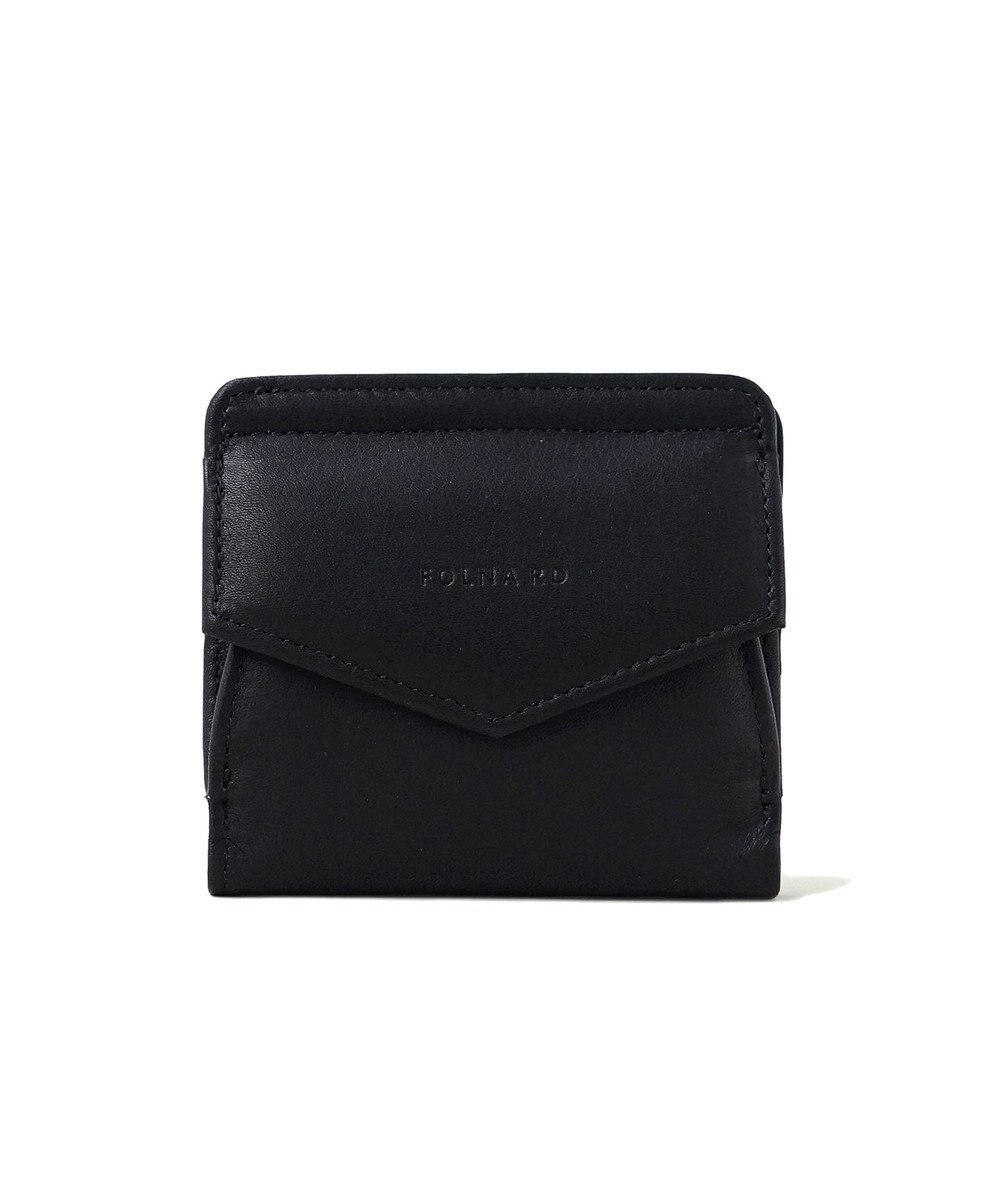 FOLNA RD ソフトレザー・ホイルレザー エンべロープ二つ折り財布 