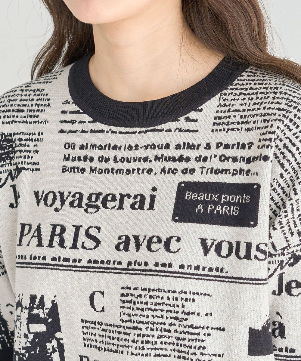 Green Parks ・ｆｕｒｒｙ　ｒａｔｅ　ジャカードニットプルオーバ 