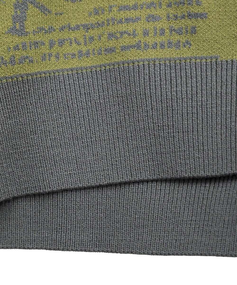 Green Parks ・ｆｕｒｒｙ　ｒａｔｅ　ジャカードニットプルオーバ 