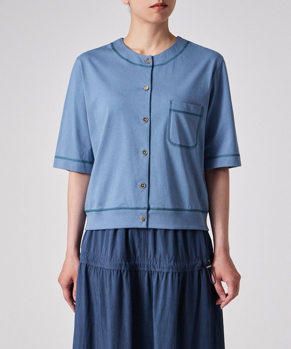 Paul Smith コットン ジャージー カーディガン 