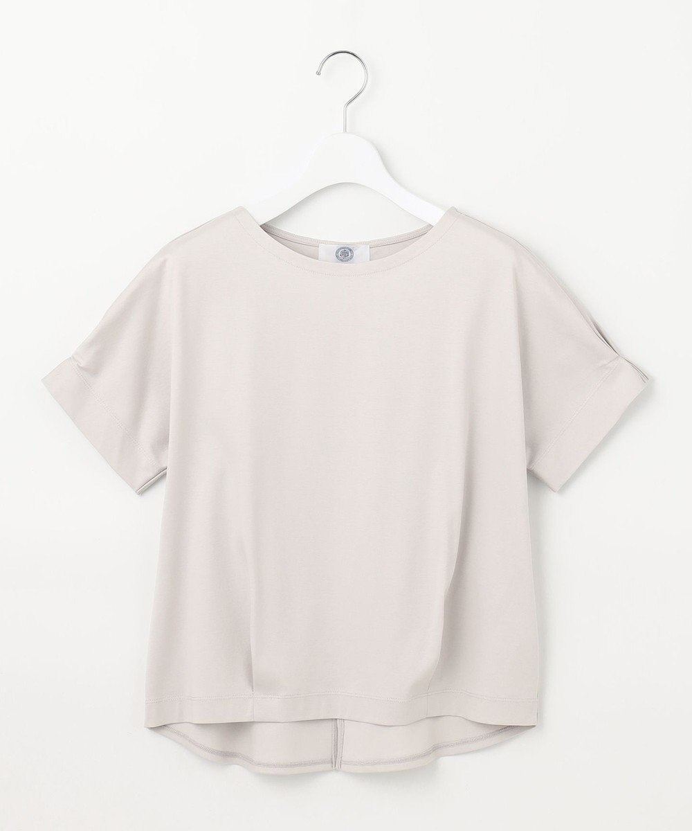 J.PRESS LADIES L 【接触冷感】コットンスムース フレンチスリーブ カットソー 