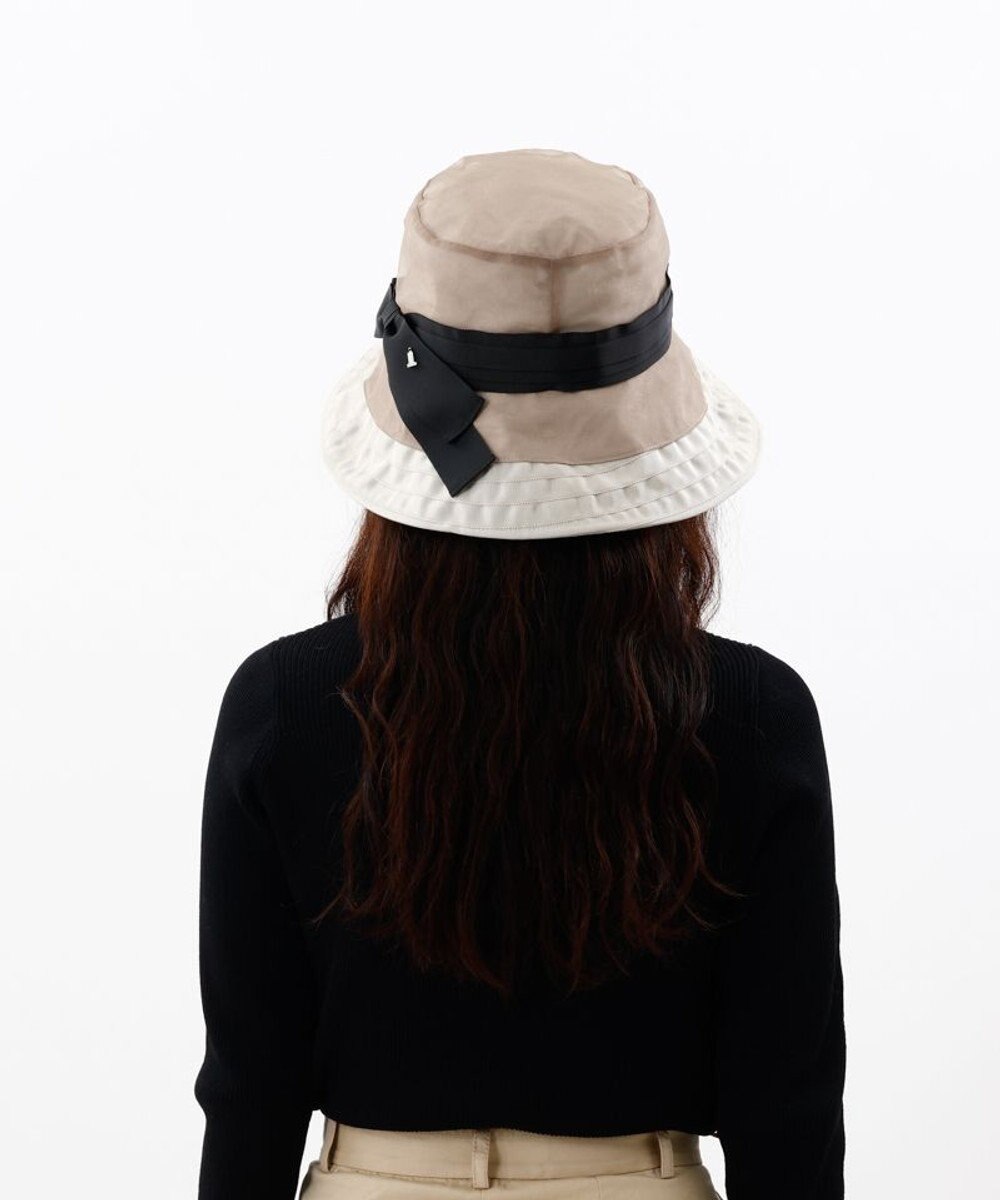 AURORA 【 LANVIN en Bleu （ランバン オン ブルー）】オーガンジーｘグログランクロッシェハット 