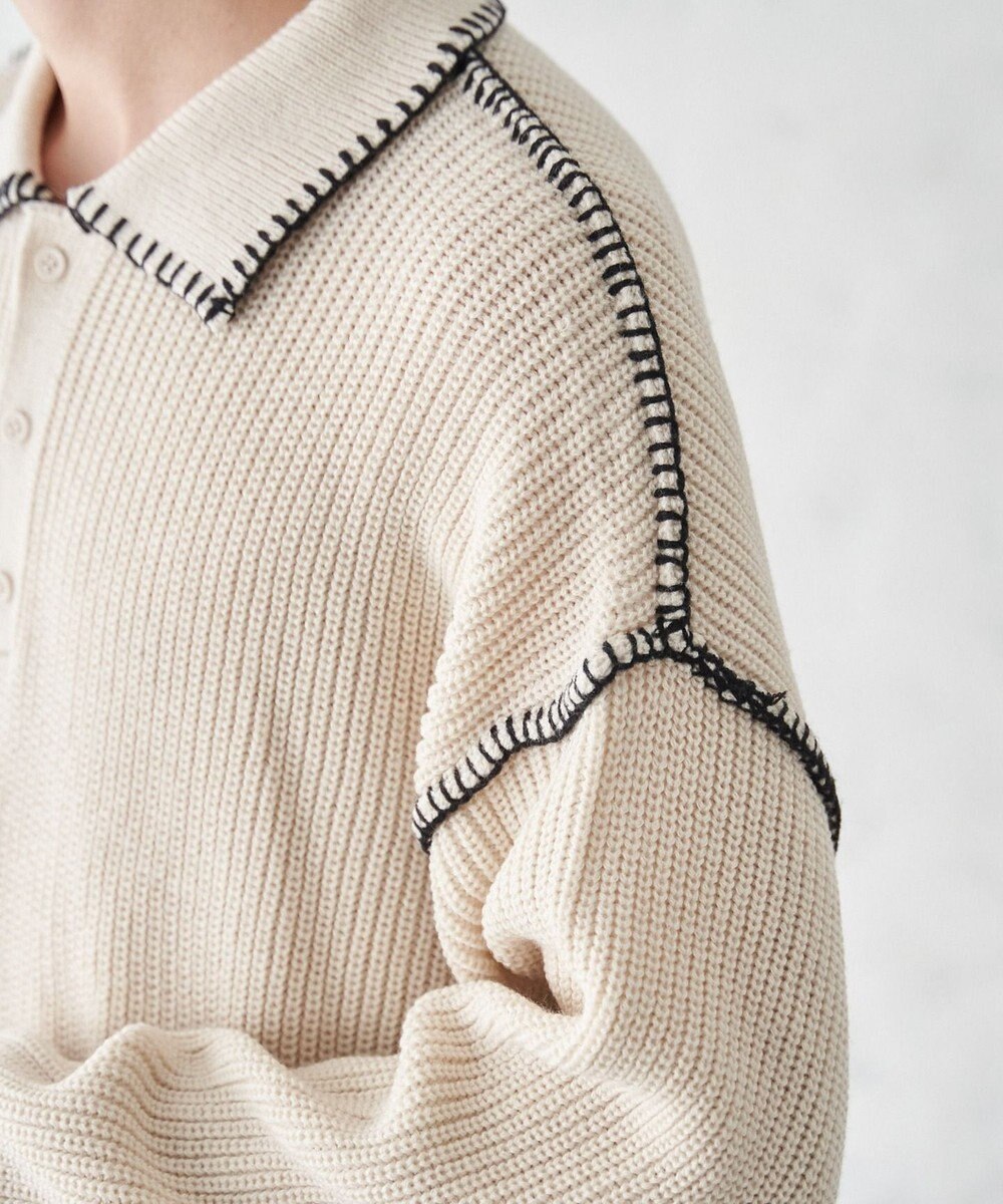 WEGO ハンドステッチポロプルオーバー 