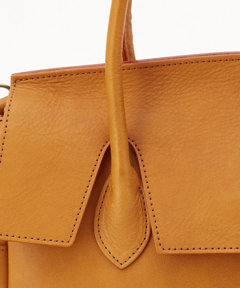 UNBILLION 【テレビ ドラマ着用アイテム】perche 姫路オイルレザーフラップ付きトートバッグS 