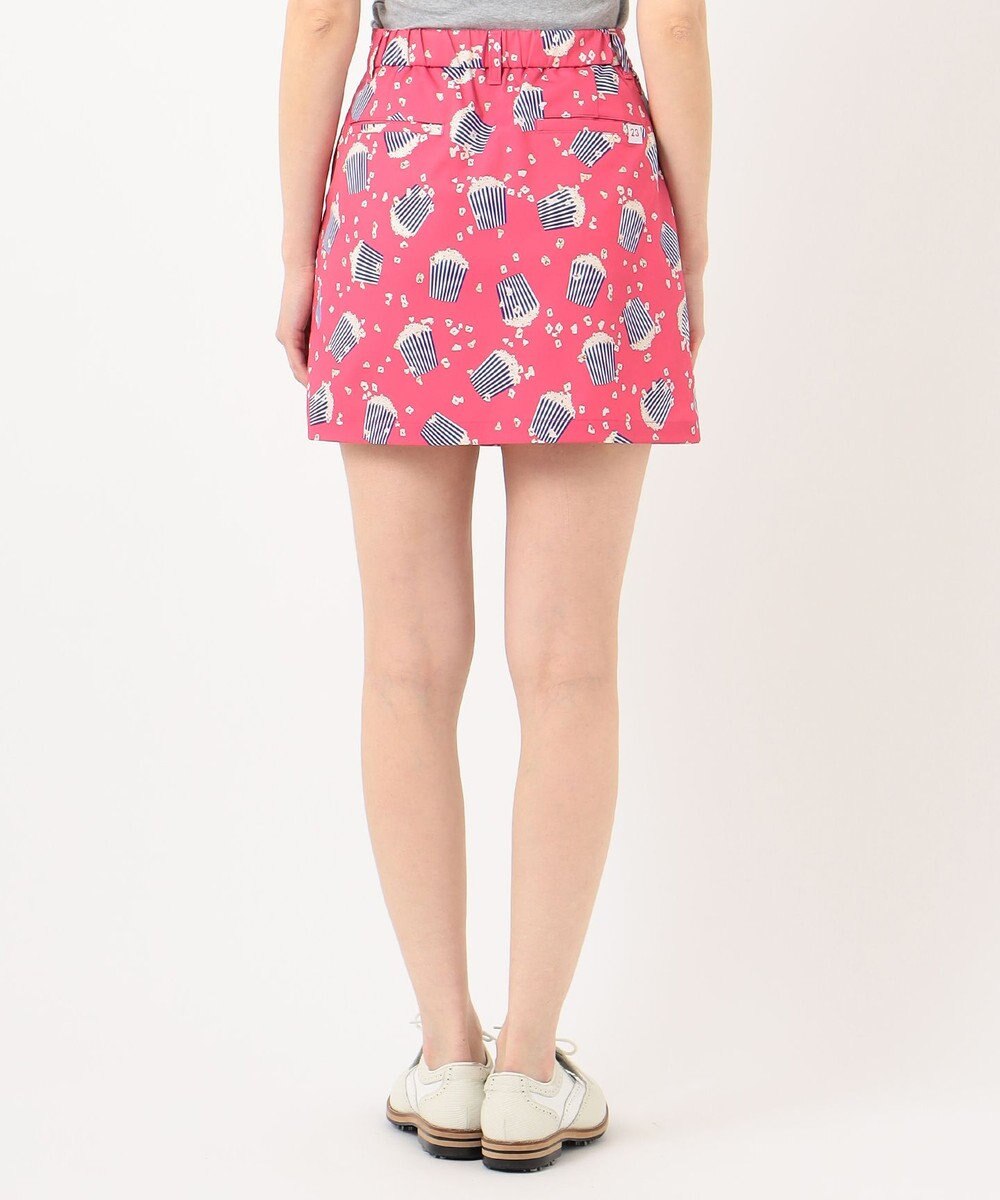 23区GOLF はじける可愛さ【WOMEN】【ストレッチ】ポップコーン柄 サラマックスツイルスカート 