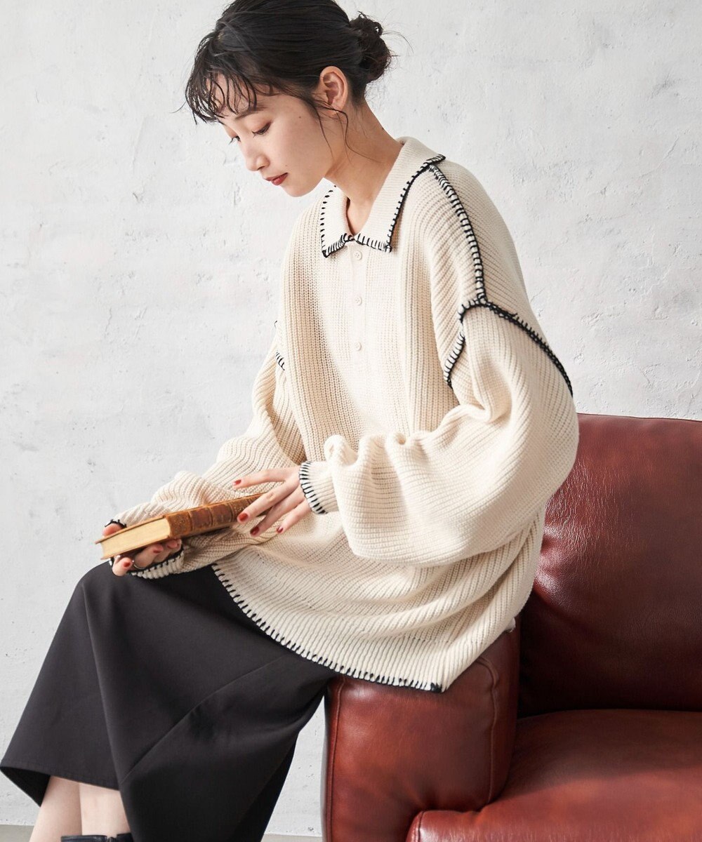 WEGO ハンドステッチポロプルオーバー 