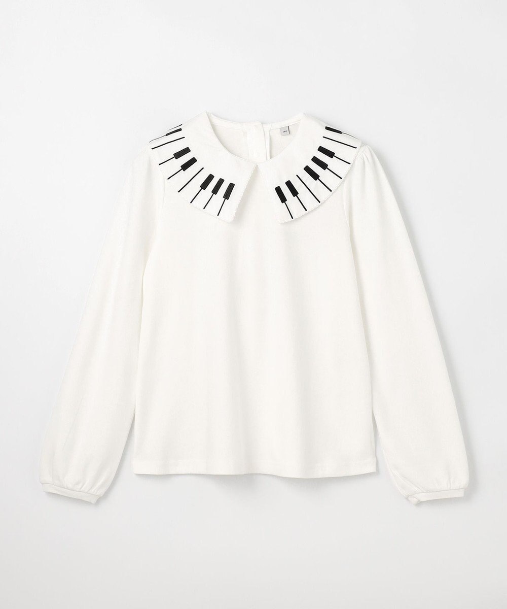 ANY KIDS 音符＆鍵盤デザインブラウス 