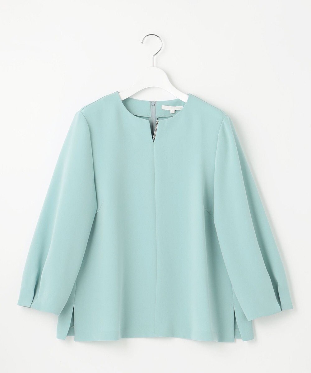 自由区 L 【セットアップ対応・洗える】トリアセダブルクロス ブラウス 