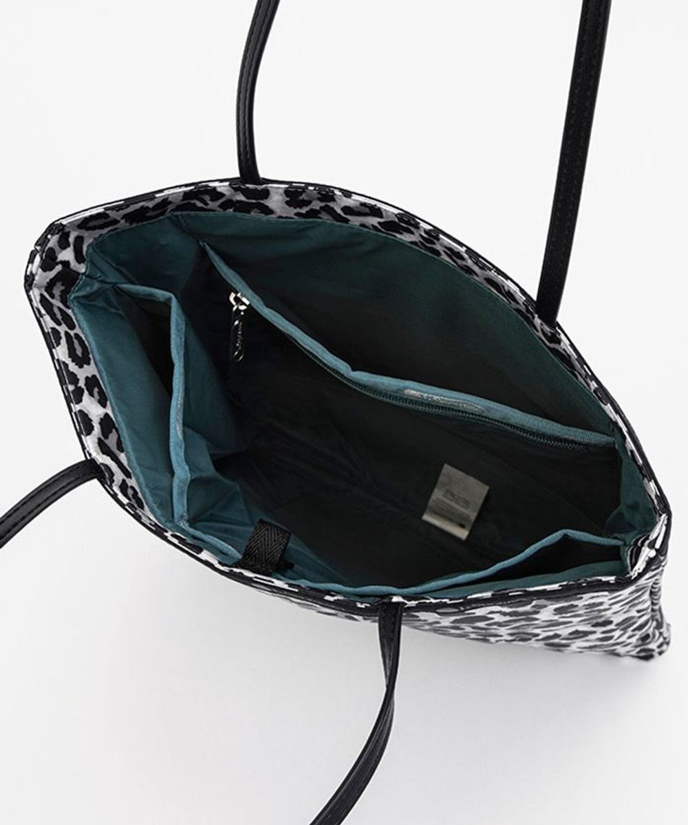 LeSportsac VERTICAL CITY TOTE/アップタウンレオパード/ブラック 