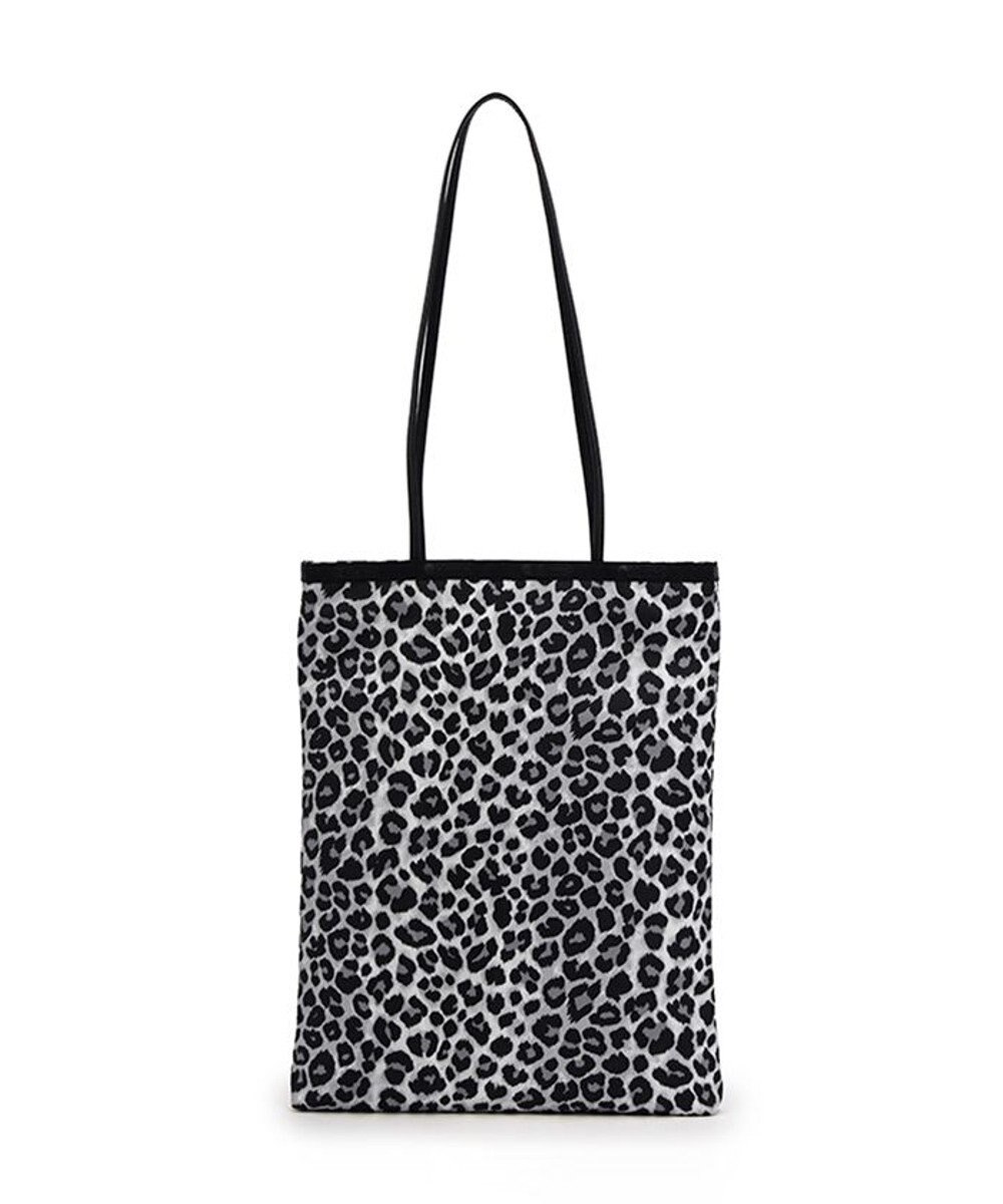 LeSportsac VERTICAL CITY TOTE/アップタウンレオパード/ブラック 